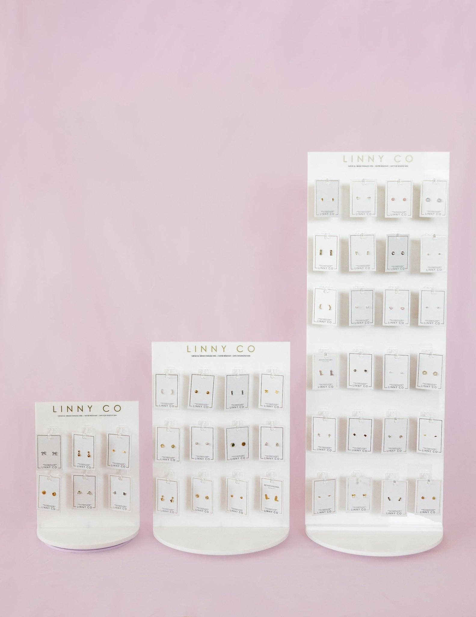 LINNY CO - Wholesale Jewelry Stand & Display - Display - Small Screwback Nap Stud Spinner - $358