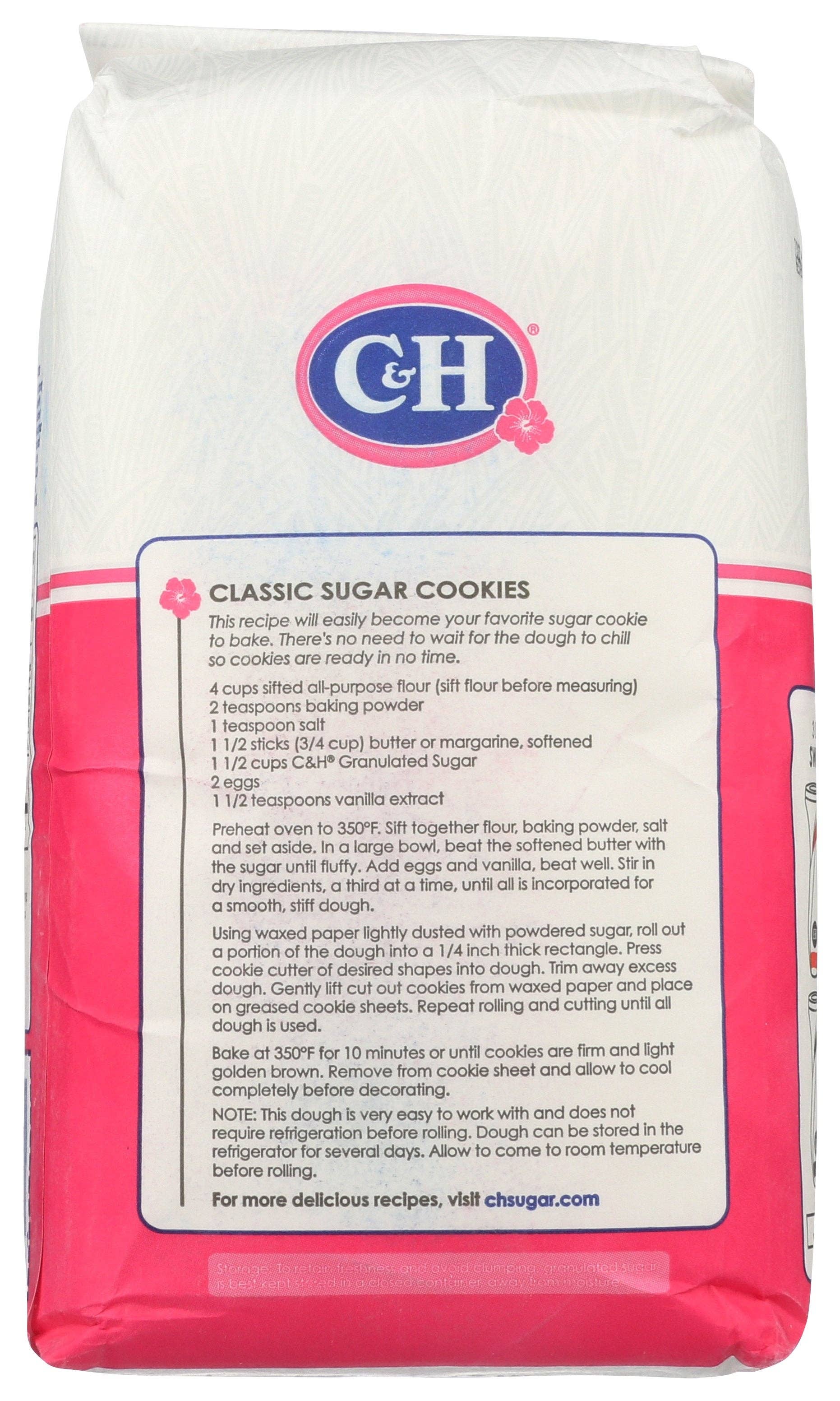 Everyday Supply Co - Wholesale Sugar/Sweetener - C & H SUGAR PURE CANE GRANULATD - Case of 101