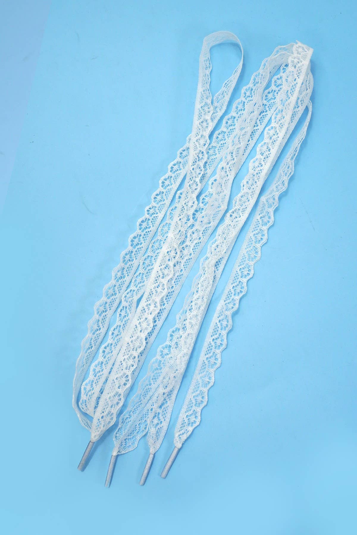 JOSSLYN by wall to wall – wholesale Skosnören - Dam – Snörpar med rosett i Chantilly-spets för skor | 40SD1112