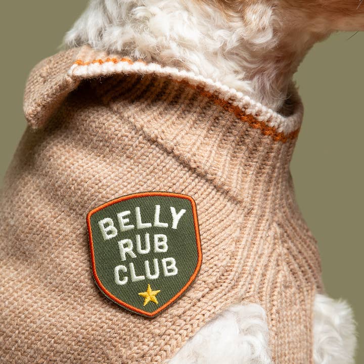 Scout's Honour - Wholesale Pet Bandana - Dog - Belly Rub Club iron-on patch for dogs