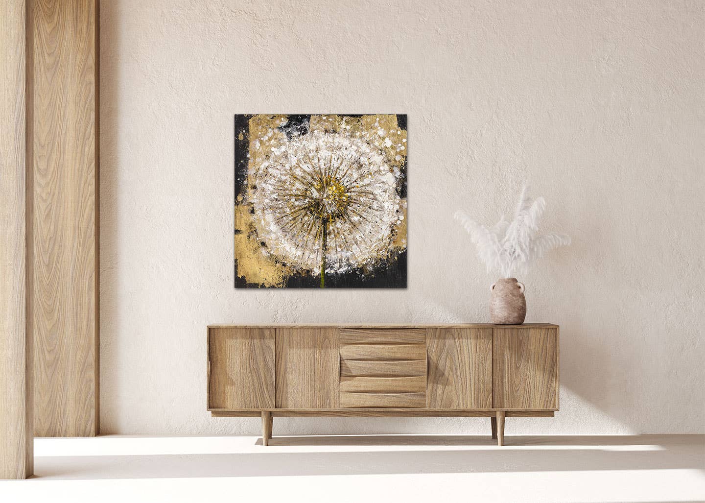 AGAVE S.R.L. - Wholesale Painting/Drawing - Hand-painted picture “Dandelion 100x100"1