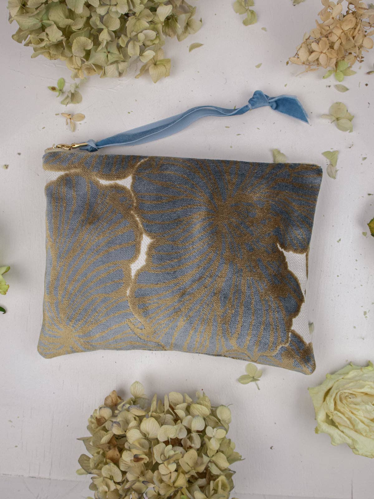 Ash & Rose - Vendita all'ingrosso Braccialetti - Portafoglio da polso Blossoms in velluto3