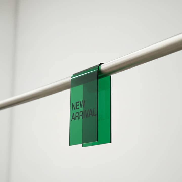 Signs and Mirrors - Vente Pancarte - #025 - Pince à étiquette pour portant à vêtements en acrylique transparent4