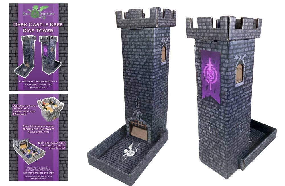 Role 4 Initiative - Wholesale Dice - Dark Castle Keep Dice Tower0