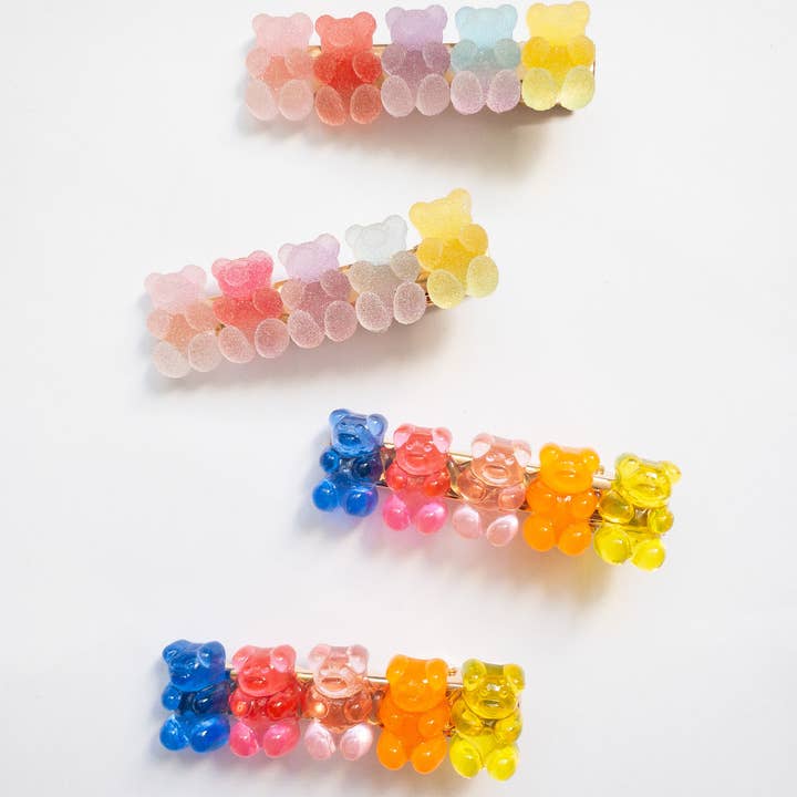 Eggy Cakes - Wholesale Hair clip – Child - Gummy Bear Hair Clips3