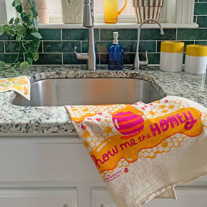The Neighborgoods - Wholesale Tea Towel - HONEY BEET (Beet, Honey) - Tea Towel Set of 25