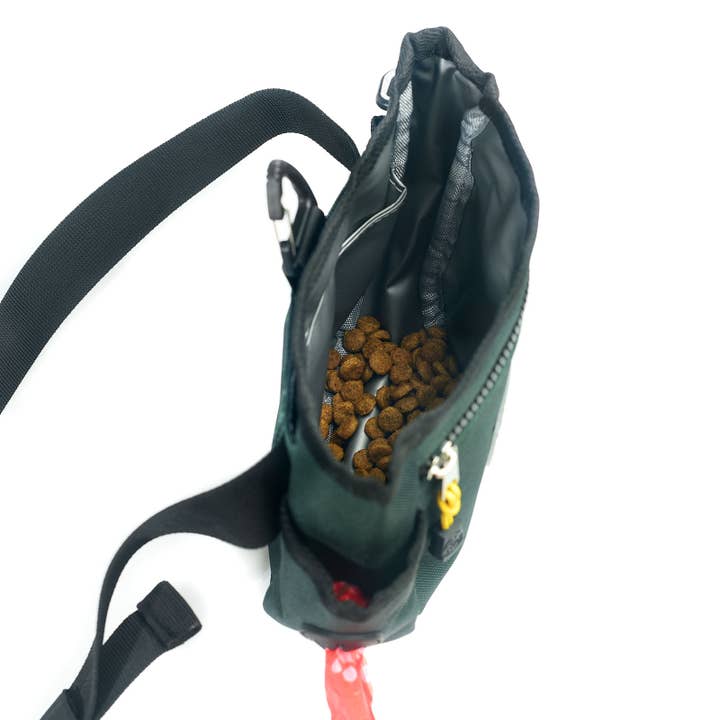 Sipsey Wilder - Wholesale Pet Treat Bag - Dog - Deep Forest Green Tail-Along Dog Treat Pouch 3