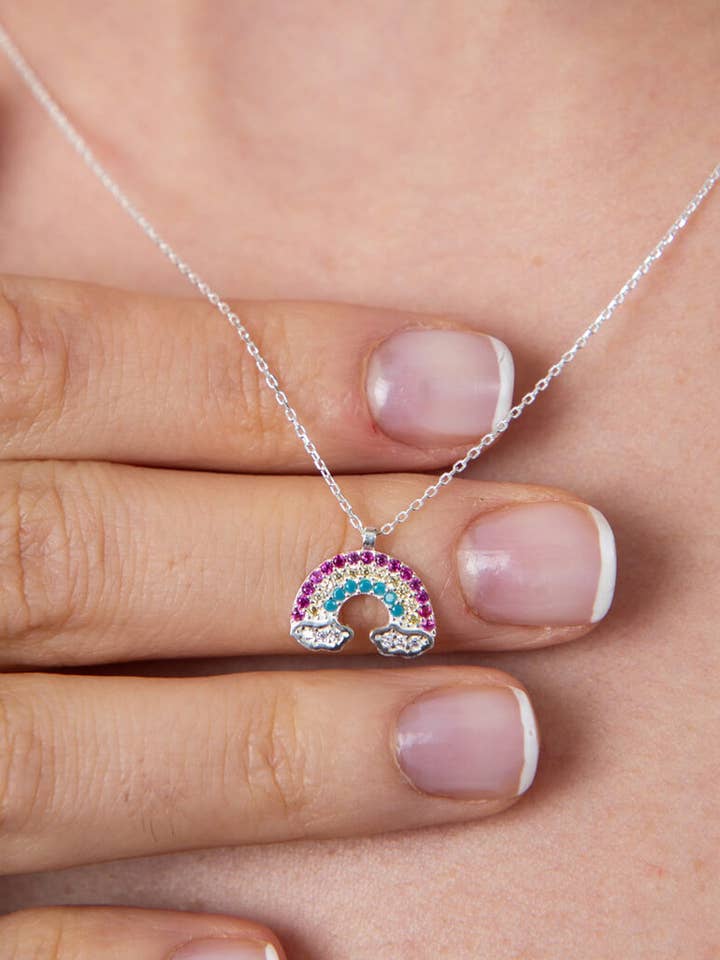 OVER THE RAINBOW SILVER NECKLACE for wholesale by Einzelstück