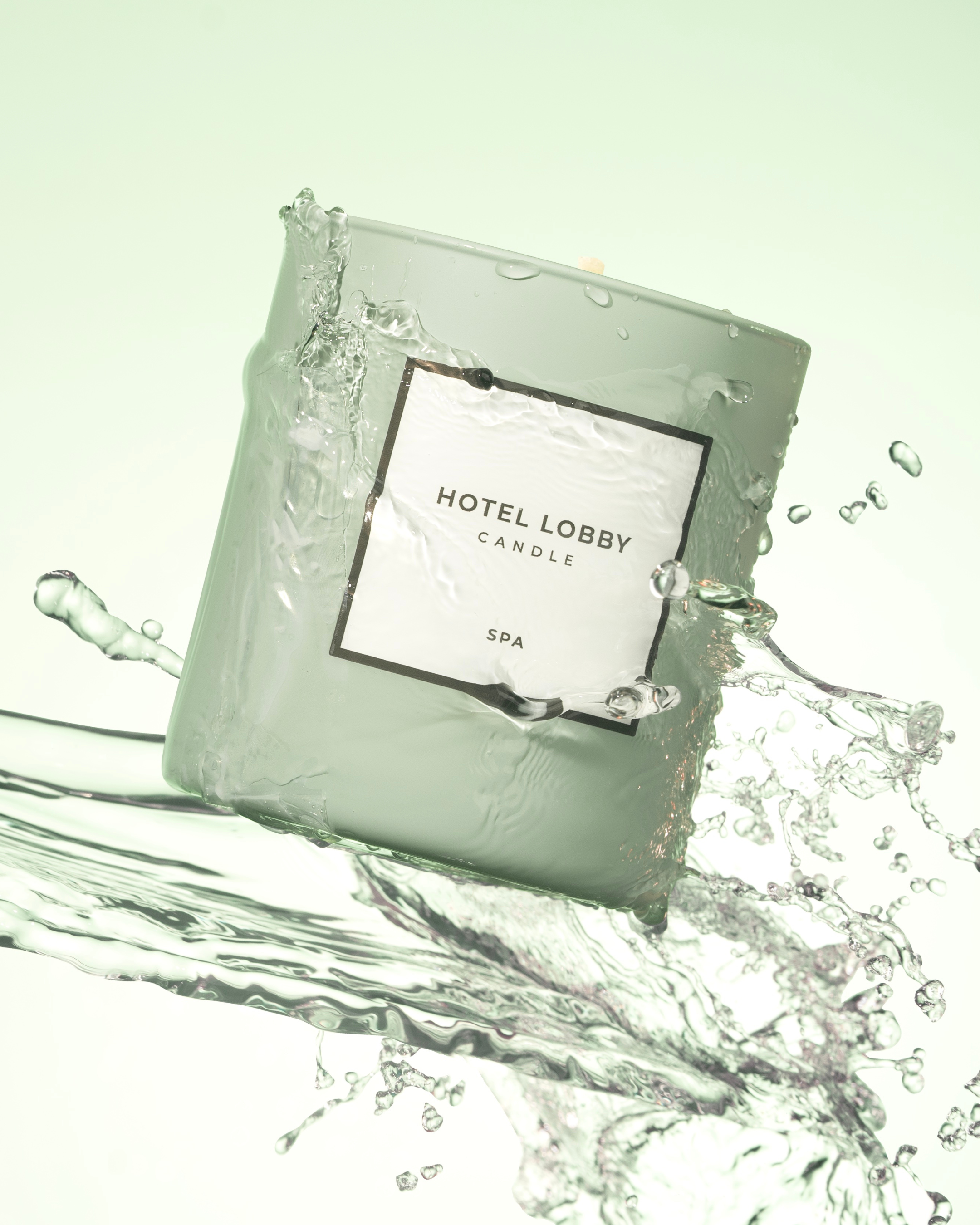 Hotel Lobby Candle - Wholesale Jar/Filled Candle - Spa - Relaxing Eucalyptus Luxury Soy Candle - 9.75 oz5