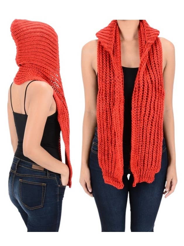 Winter Hoodie Scarves for wholesale by DK Hawaii