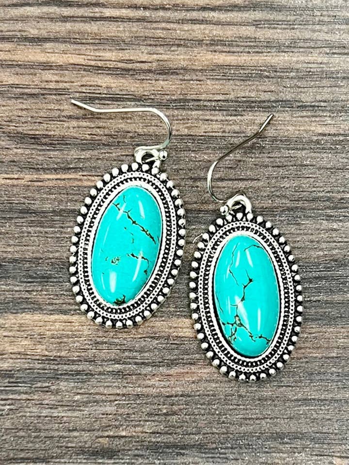 720238, 1,2" Turkis Øreringe for engroshandel hos ISAC Trading Inc