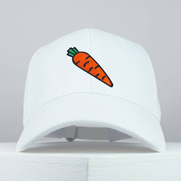 Berretto da baseball carota per la vendita all'ingrosso da parte di Hatty Hats Embroidery