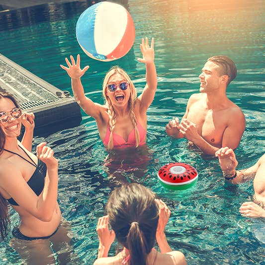 PhunkeeTree - Wholesale Speakers - Floatie Bluetooth Speaker & Koozie - Watermelon