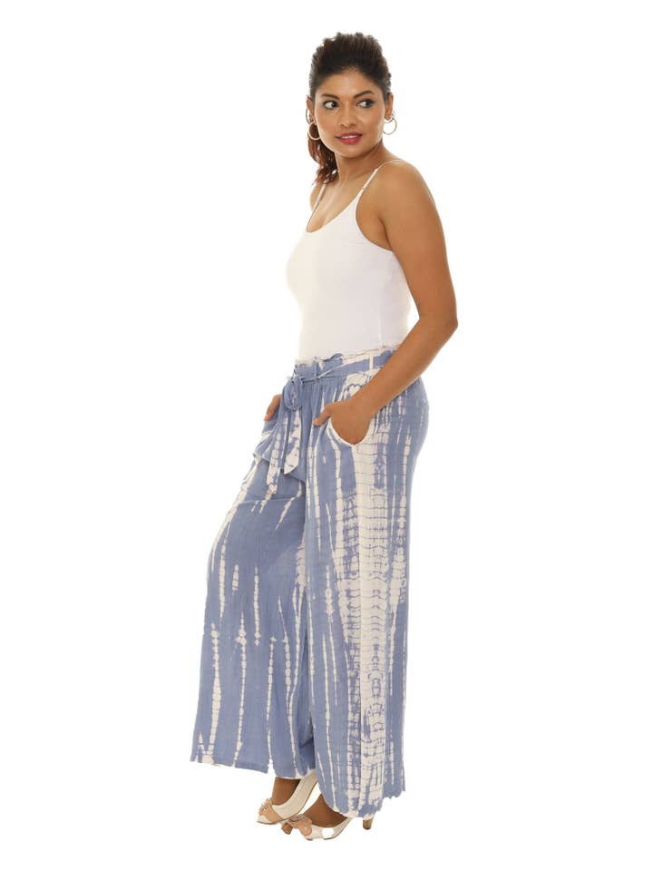 Shoreline Wear. INC - Wholesale Pants - Women's - Belted Pocket Palazzo Pants