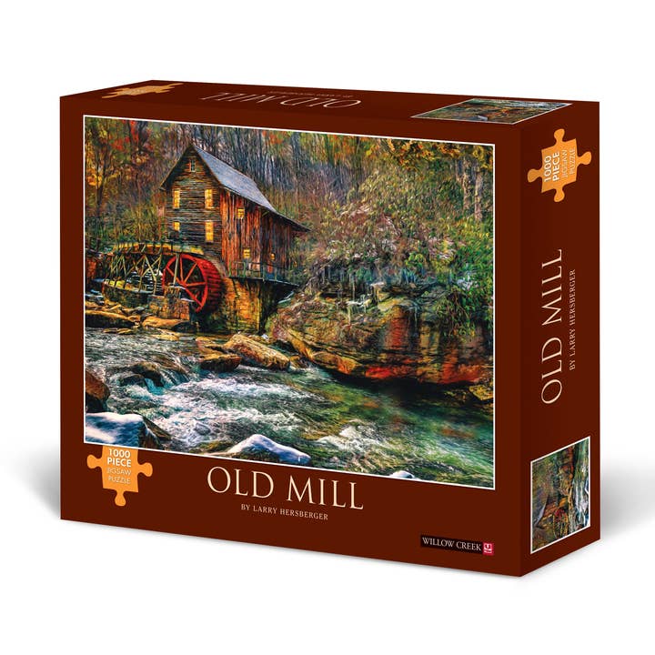 Old Mill 1000-Piece Puzzle for wholesale by Willow Creek Press & Gifts