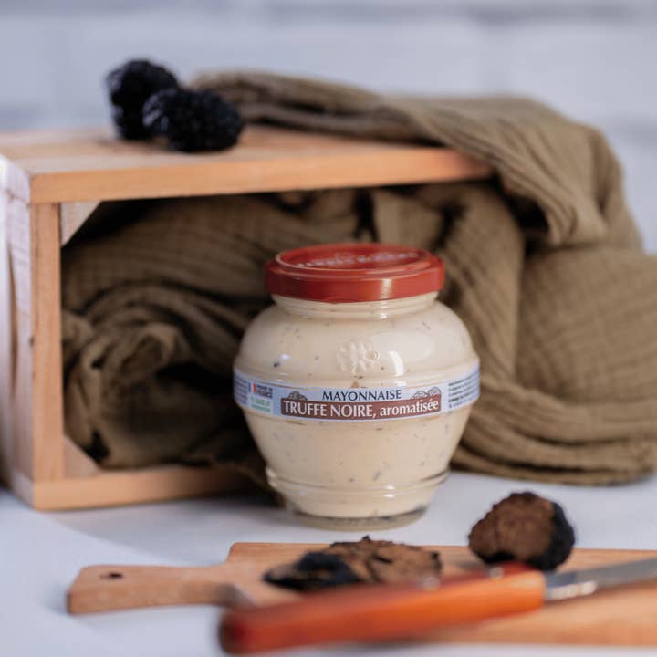DOMAINE DES TERRES ROUGES - Wholesale Mayo - Black Truffle Mayonnaise, flavored 180g3