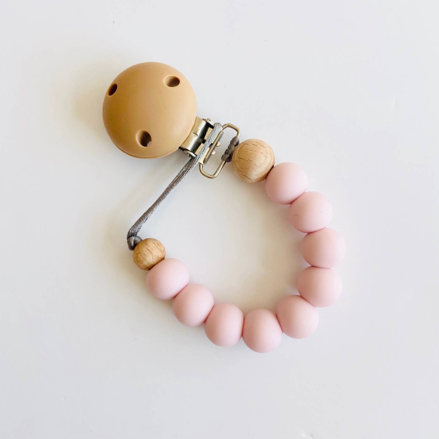 Mama Knows – wholesale Pacifier clip – Baby – Dummy Clip - Soft Pink