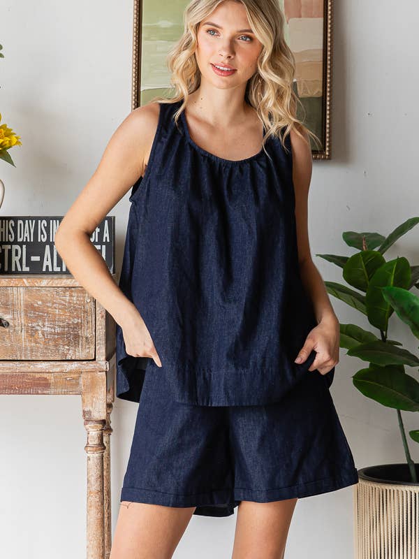 miroh - Wholesale Top & Pant Set (NOT Loungewear) - Women's - DENIM SET