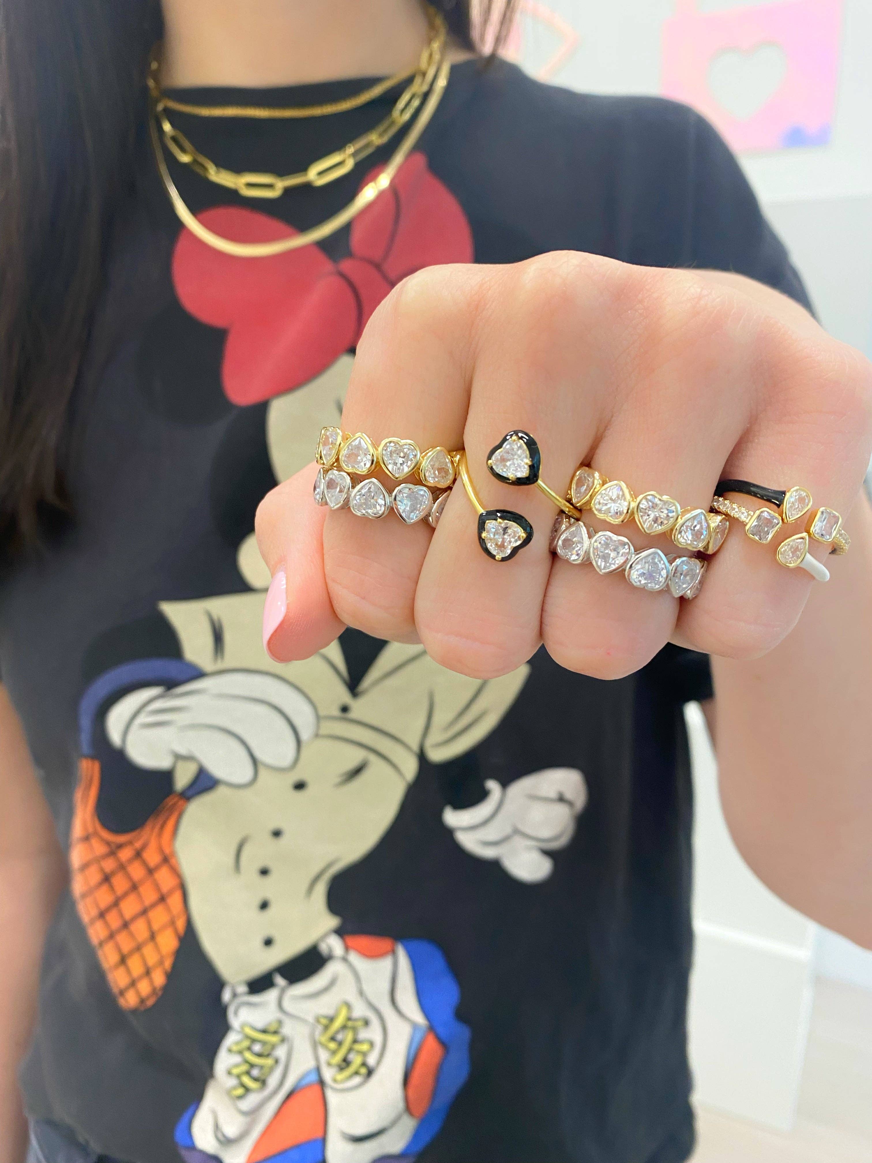 Wholesale Classic Jumbo Heart Band for your store Faire