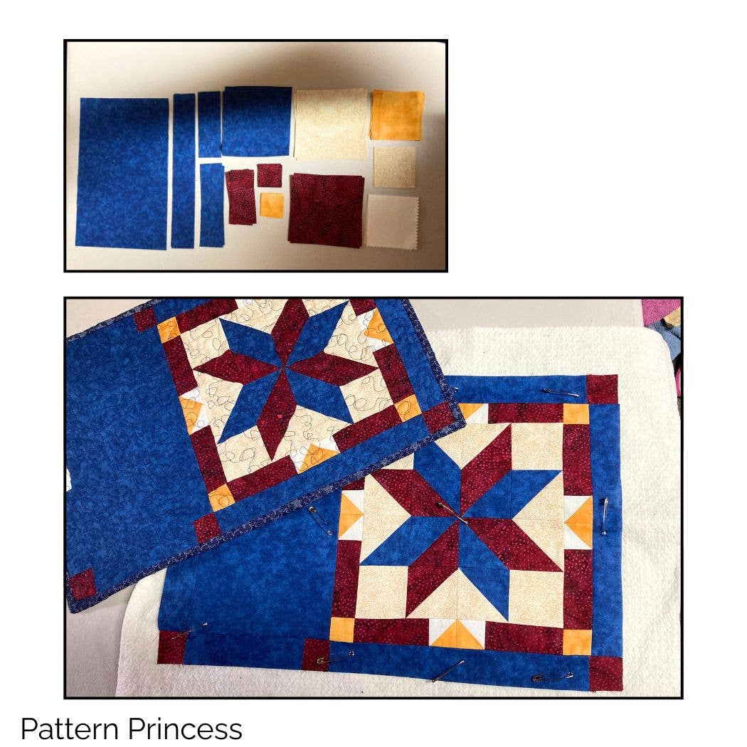 Pattern Princess - Wholesale Placemat - Americana Star Placemat Quilt Pattern 5