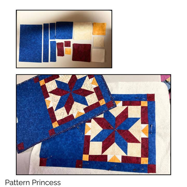 Pattern Princess - Wholesale Placemat - Americana Star Placemat Quilt Pattern 5