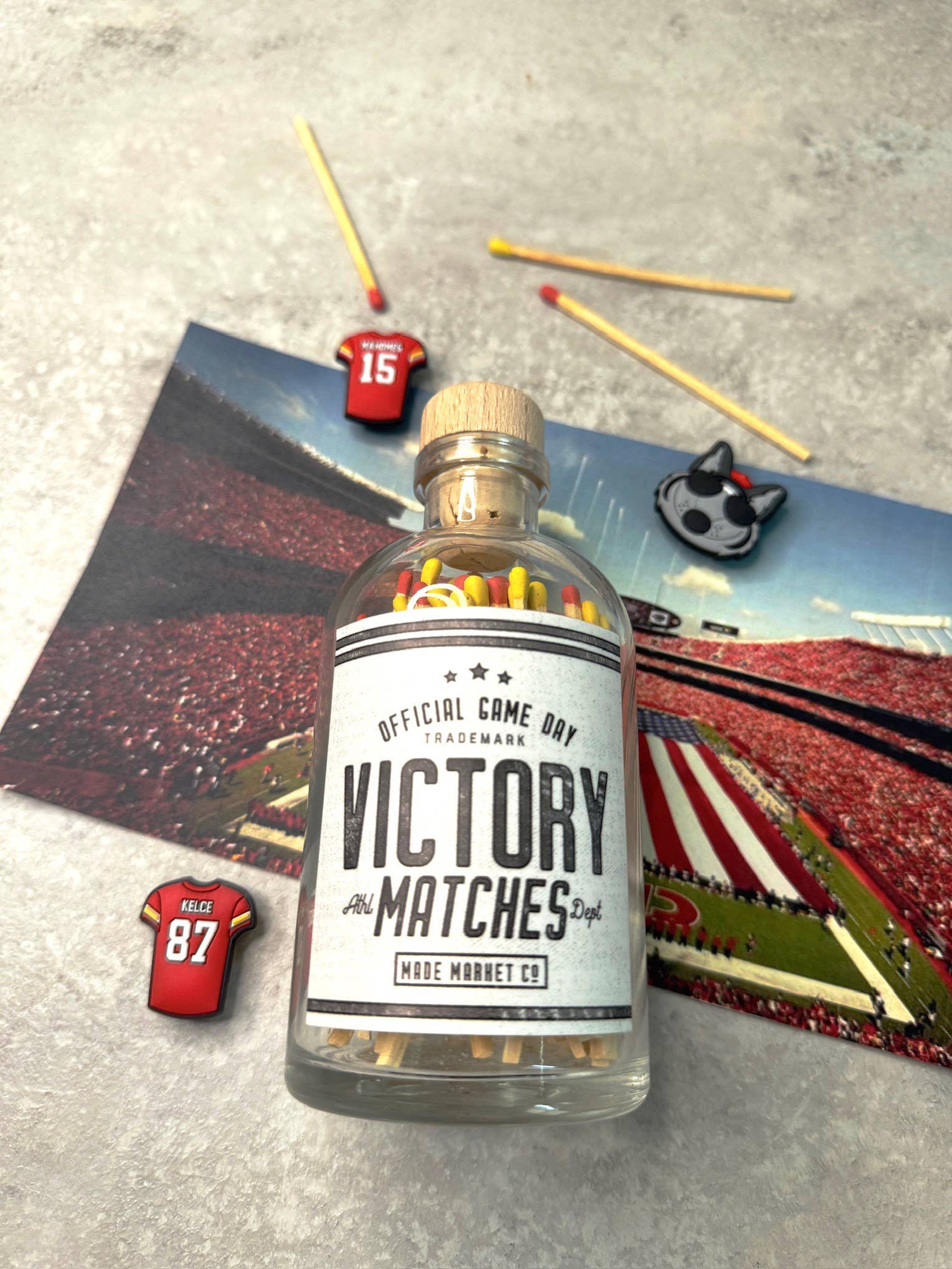 Rød KC Chiefs Sejrs Kampe for engroshandel på Faire7