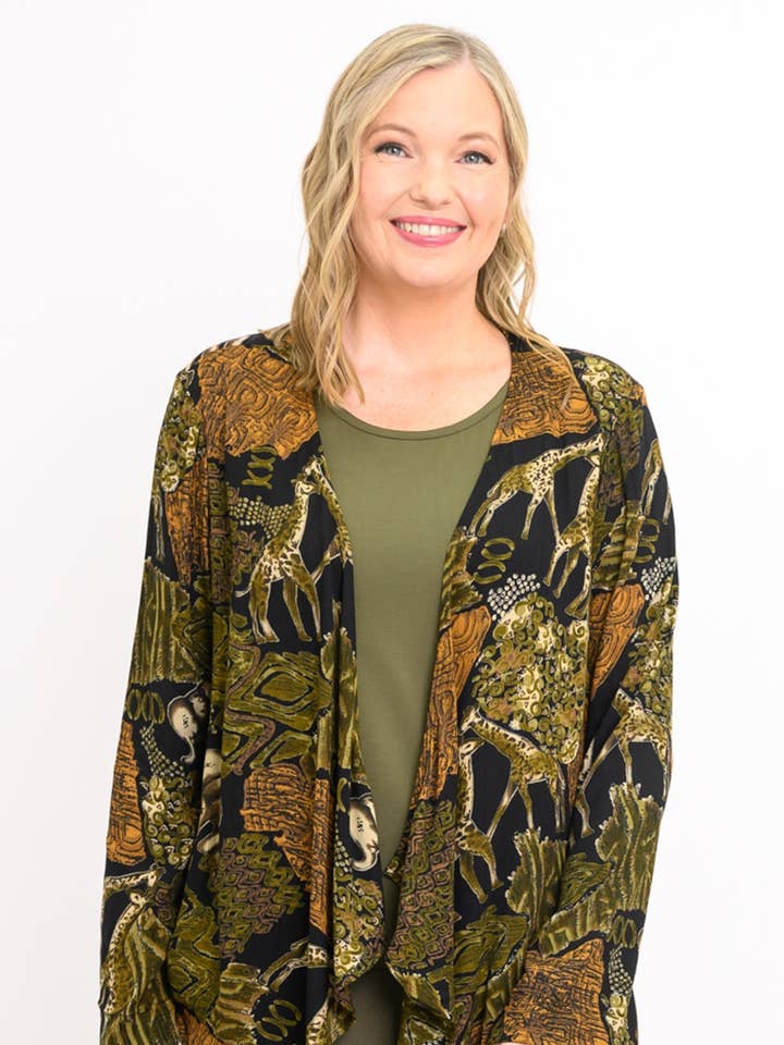 Giacca Toucan L/S, elefante per la vendita all'ingrosso da parte di Blue Sky Clothing Co LLC