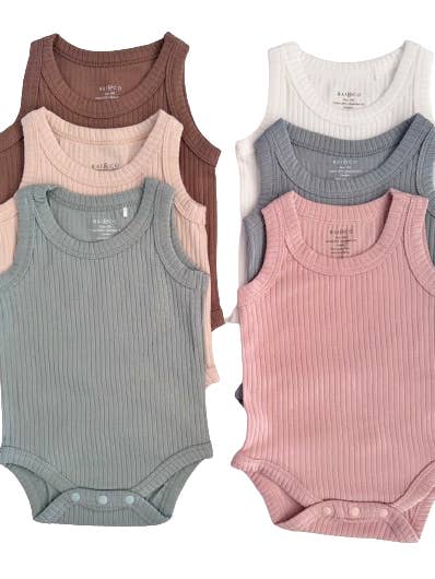 RAI & CO - Wholesale Bodysuit (Non-Footed) - Baby - Basic Singlet Bodysuit5