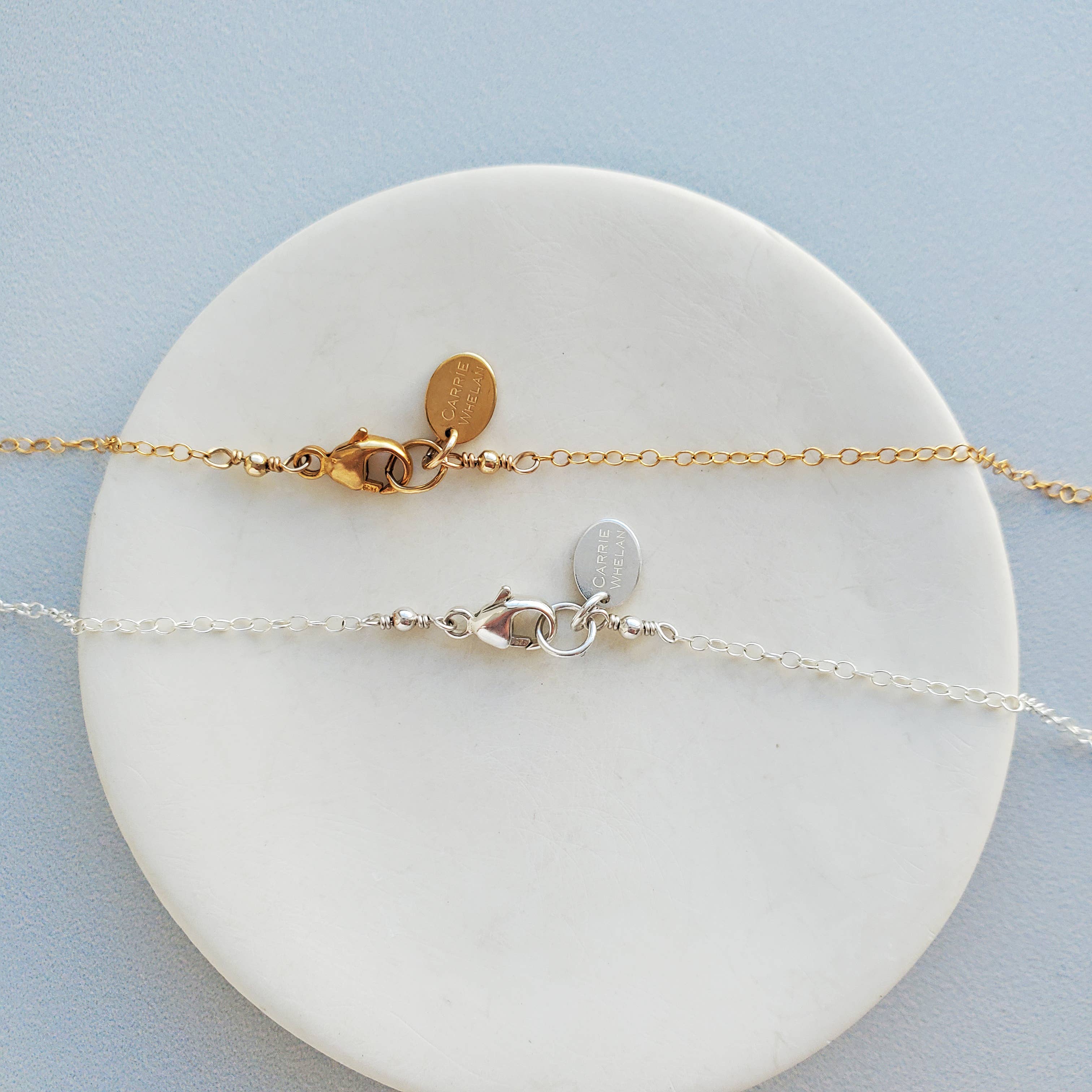 Carrie Whelan Designs - Wholesale Pendant/Charm Necklace - Clear Quartz Gemstone Pendant Necklace1