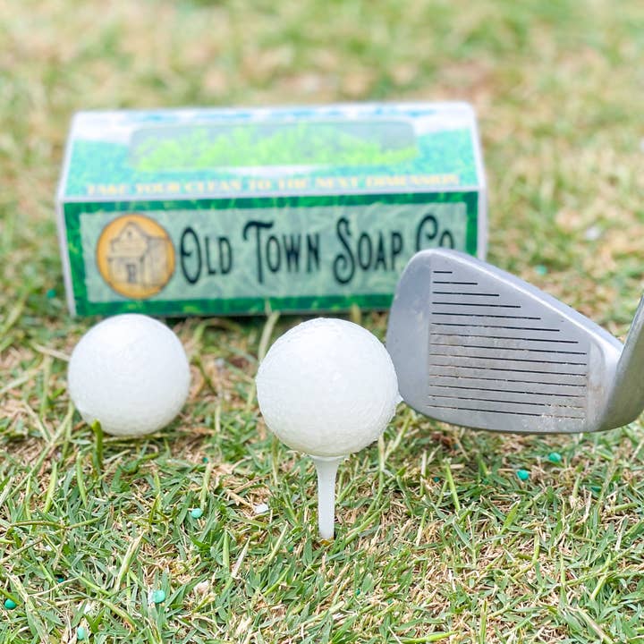 Old Town Soap Co. - Wholesale Bar Soap - Golf Ball Soap! The perfect soap for golfing fanatics!