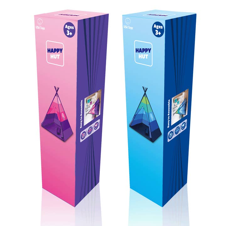 USA Toyz - Wholesale Tent - Kids - Happy Hut Outdoor Teepee Tent
