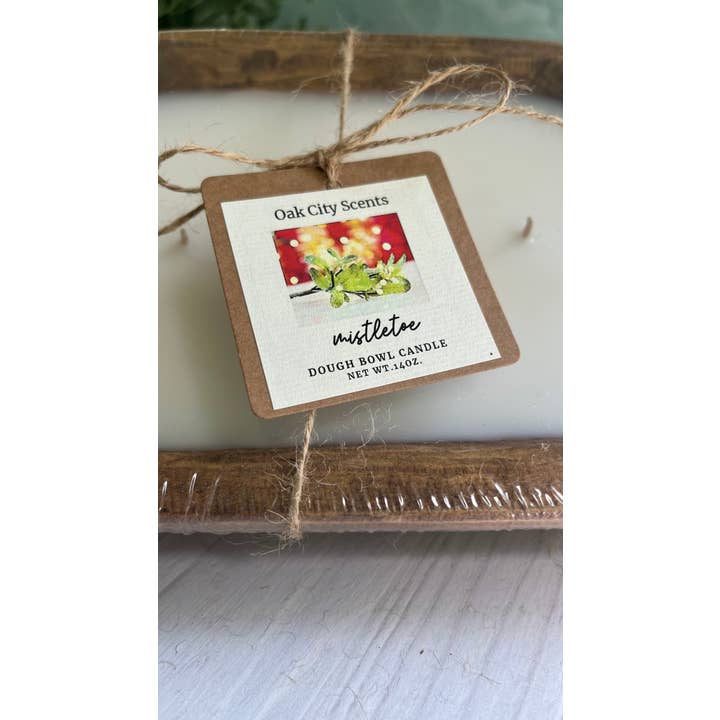 Oak City Scents - Wholesale Jar/Filled Candle - Dough Bowl Candle 14 oz. Ready to Gift 25