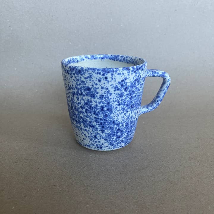 Ninth House Goods - Wholesale Coffee Mug - Blue Splatter Mug1