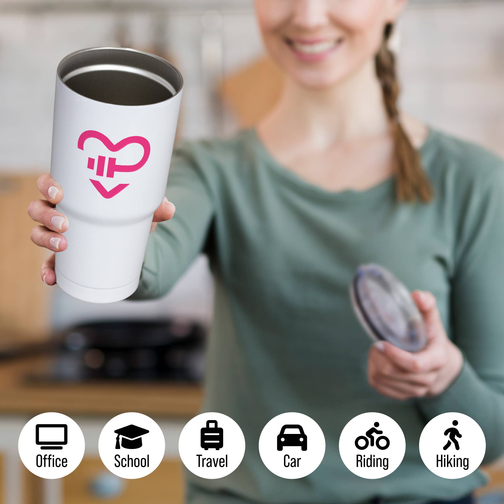 Famgraving - Wholesale Water Bottle - Custom Promotional Full Color Logo 30oz Tumbler 4