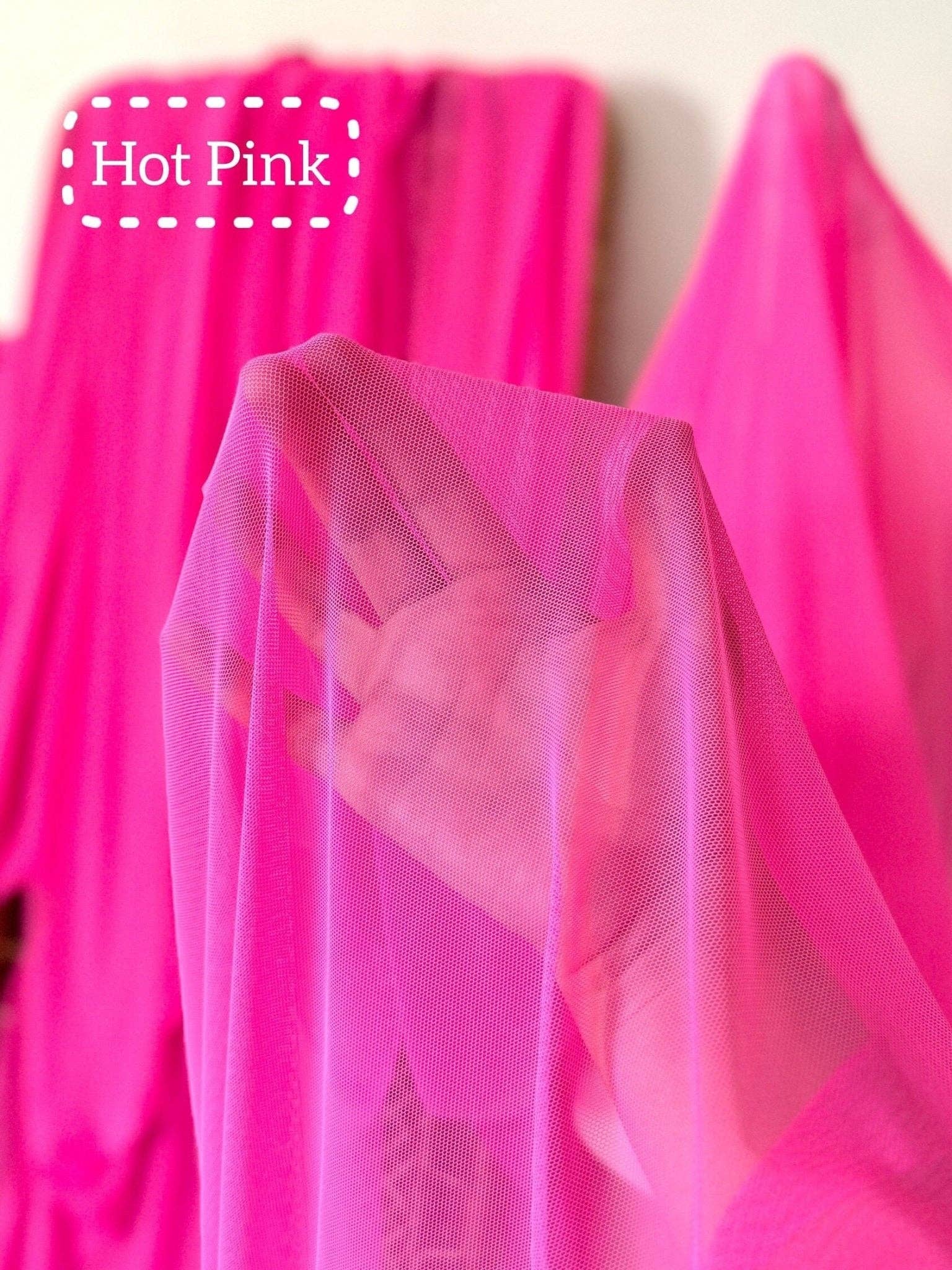 GalaTextile - Vendita all'ingrosso Tessuto - POWER MESH elasticizzato in 4 direzioni, nylon spandex a rete nuda, tessuto morbido e trasparente di alta qualità a prezzi accessibili, colori neutri4