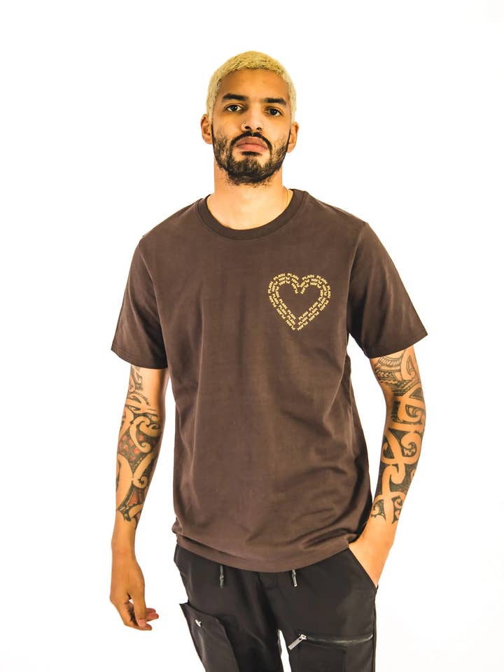 ALLEEN Amstrdm ” LIEFDE ” Bruin voor wholesale door PlainAmstrdm