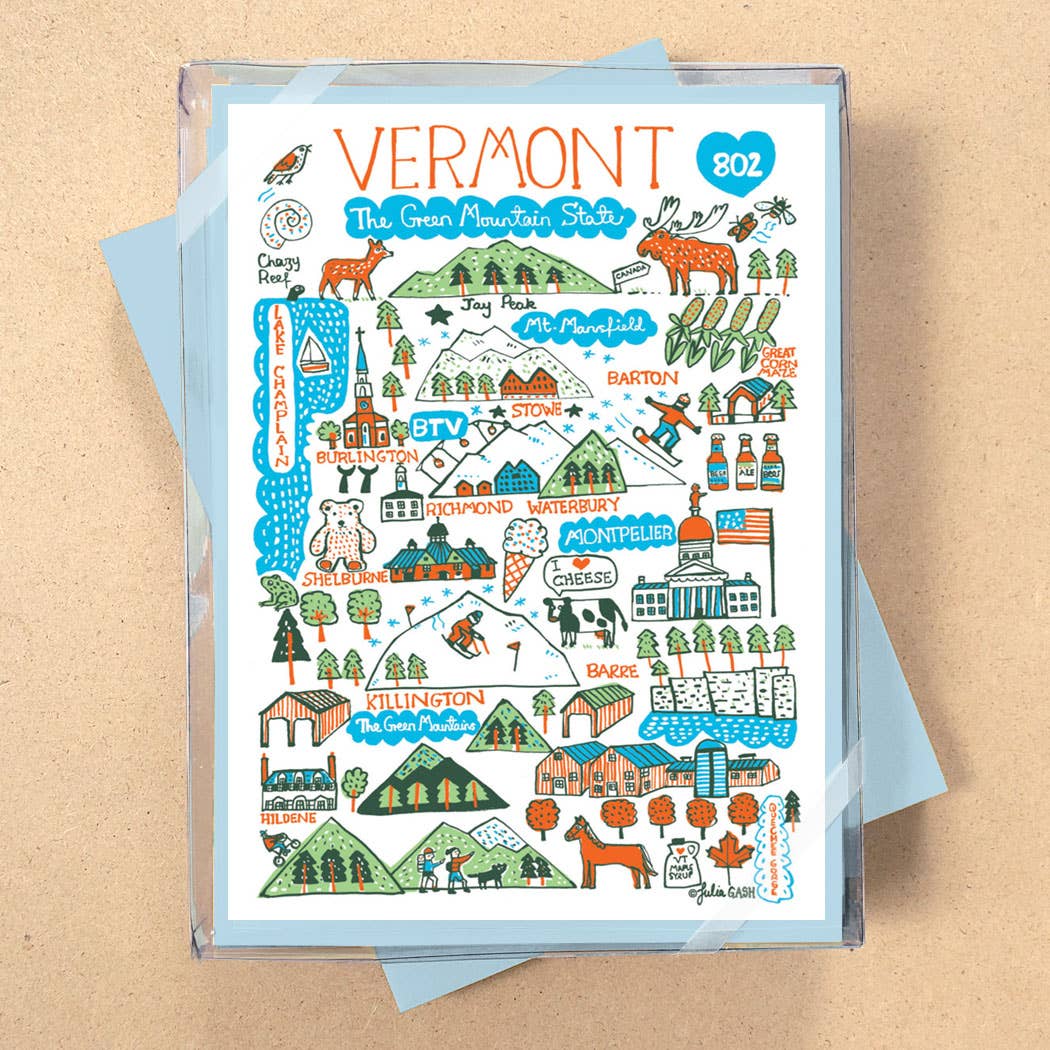 Allport Editions - Vendita all'ingrosso Set di cartoleria/cancelleria - Serie di Carte in Scatola Statescapes - scopri tutti i 29 Stati!25