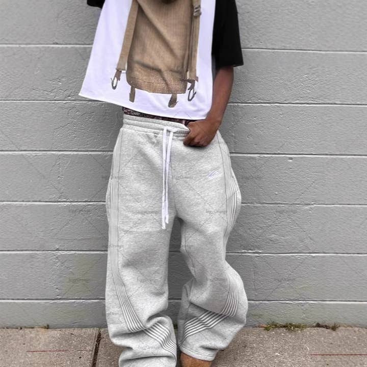 Vintage Striped Jogger Pants Casual Athleisure Bottoms and other Purchase Wholesale pantalones chandal. Free Returns & Net 60 Terms on Faire trending on Faire.