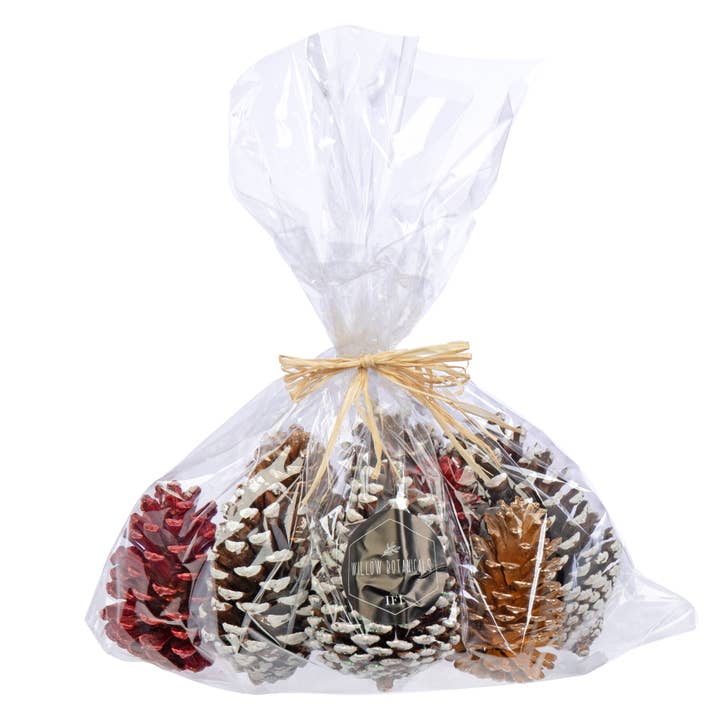 8 Piece Bag Slash Cones-4 Asst. for wholesale by Willow Group