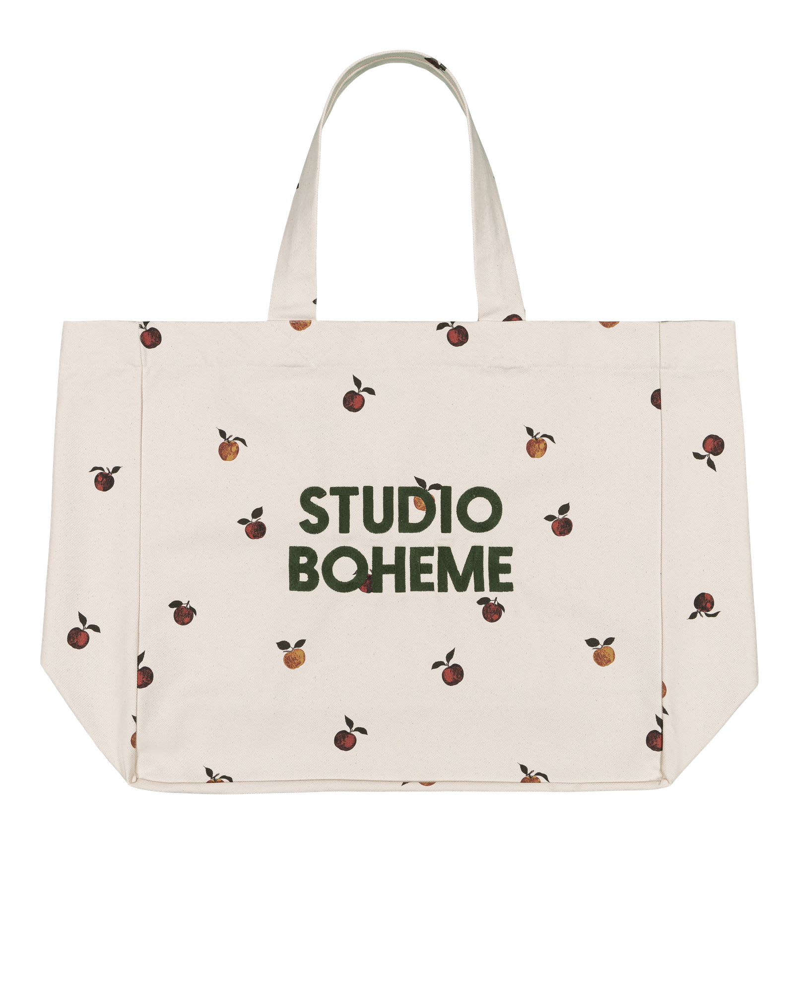 Studio Bohème Paris - Wholesale Tote Bag - Kids - Patrick Ecru Pommes tote1