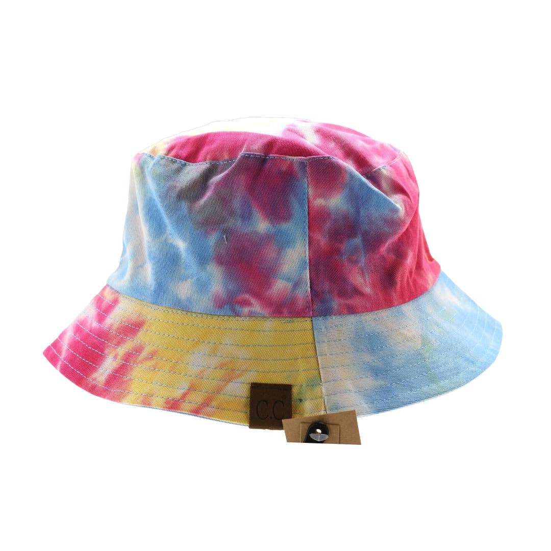 C.C Beanie – Engroshandel Bucket hat - Dame – Tie Dye Vendbar CC Bucket Hat ST21763