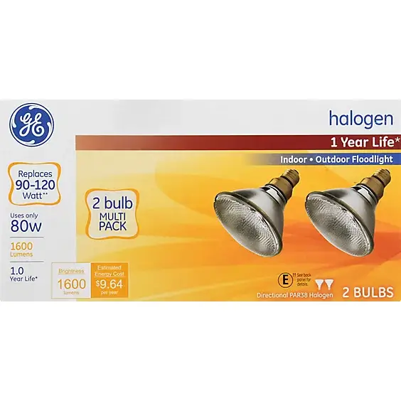 Innovarix - Wholesale Light Bulb/Puck - GE Halogen 90-120W Indoor/Outdoor Floodlight - 2ct1