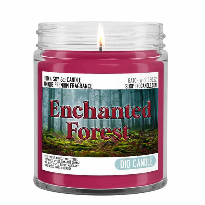 Enchanted Forest Candle for wholesale by Dio Candle Company