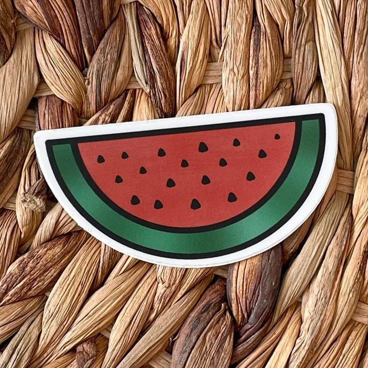 Summertime Watermelon Sticker for wholesale by Notelette Press