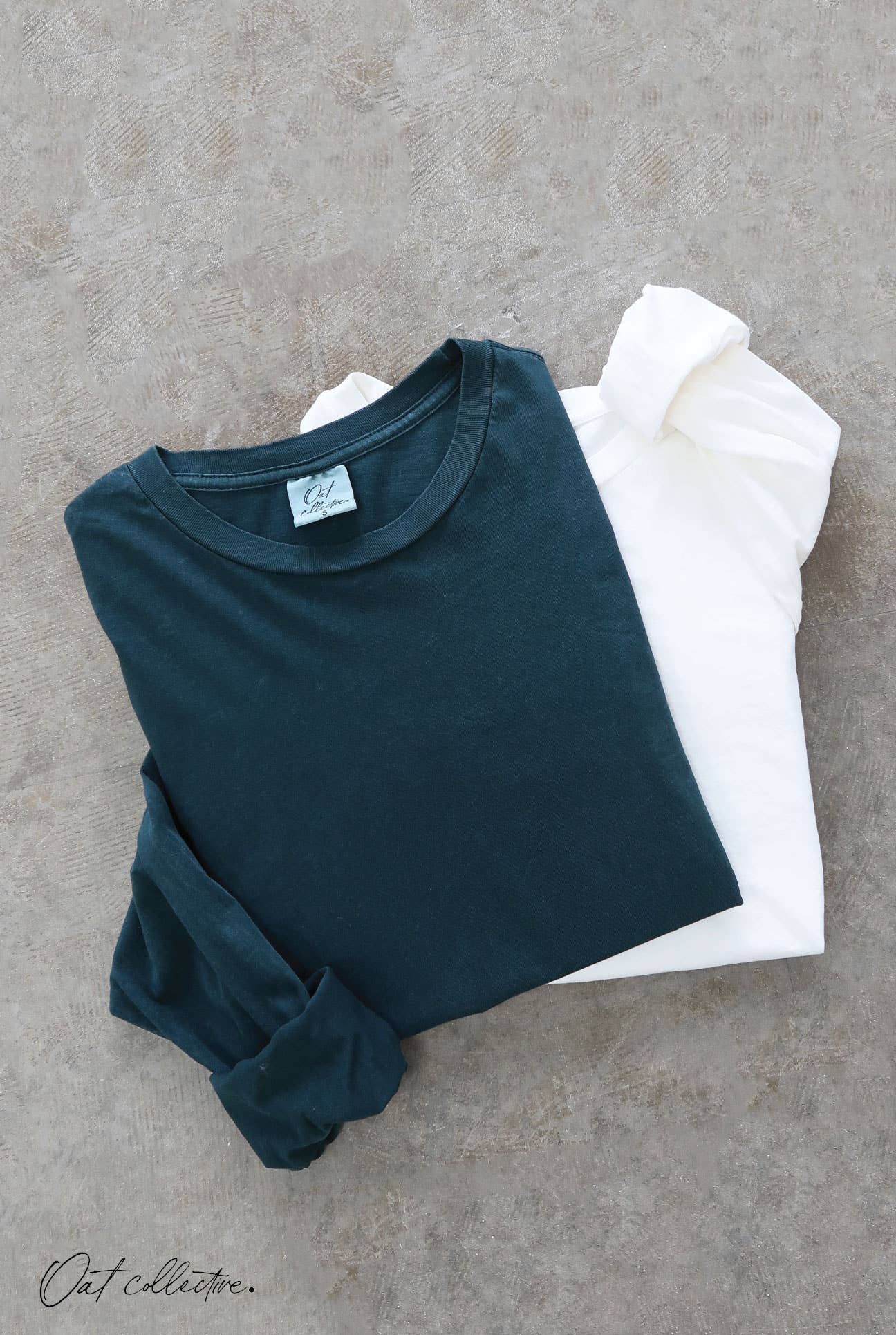 OAT COLLECTIVE – Engroshandel T-shirt – til kvinder – PREMIUM BASIC Mineralvasket langærmet15