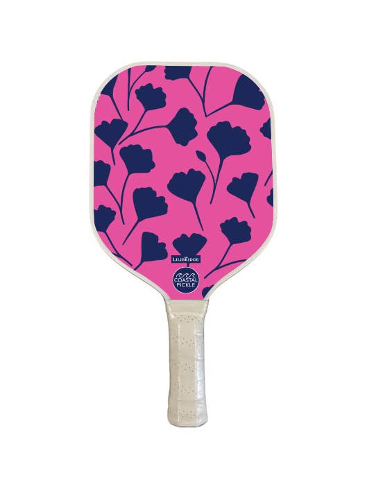 Navy Gink Pink Designer Pickleball Paddle for wholesale by Coastal Pickle, LLC