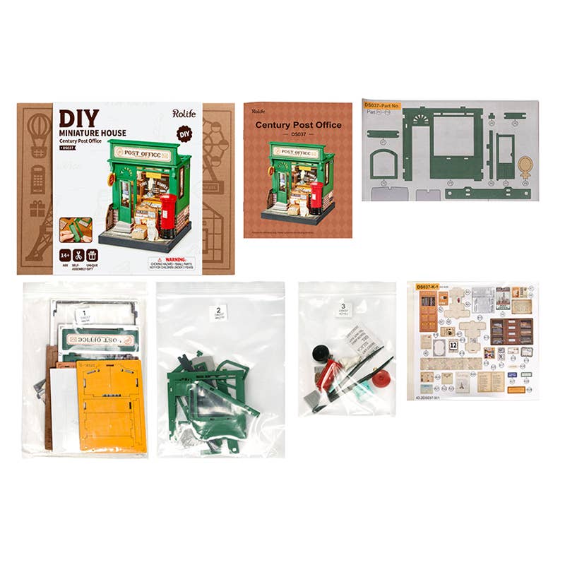 Robotime - Wholesale DIY Craft Kit - DS037 Century Post Office7