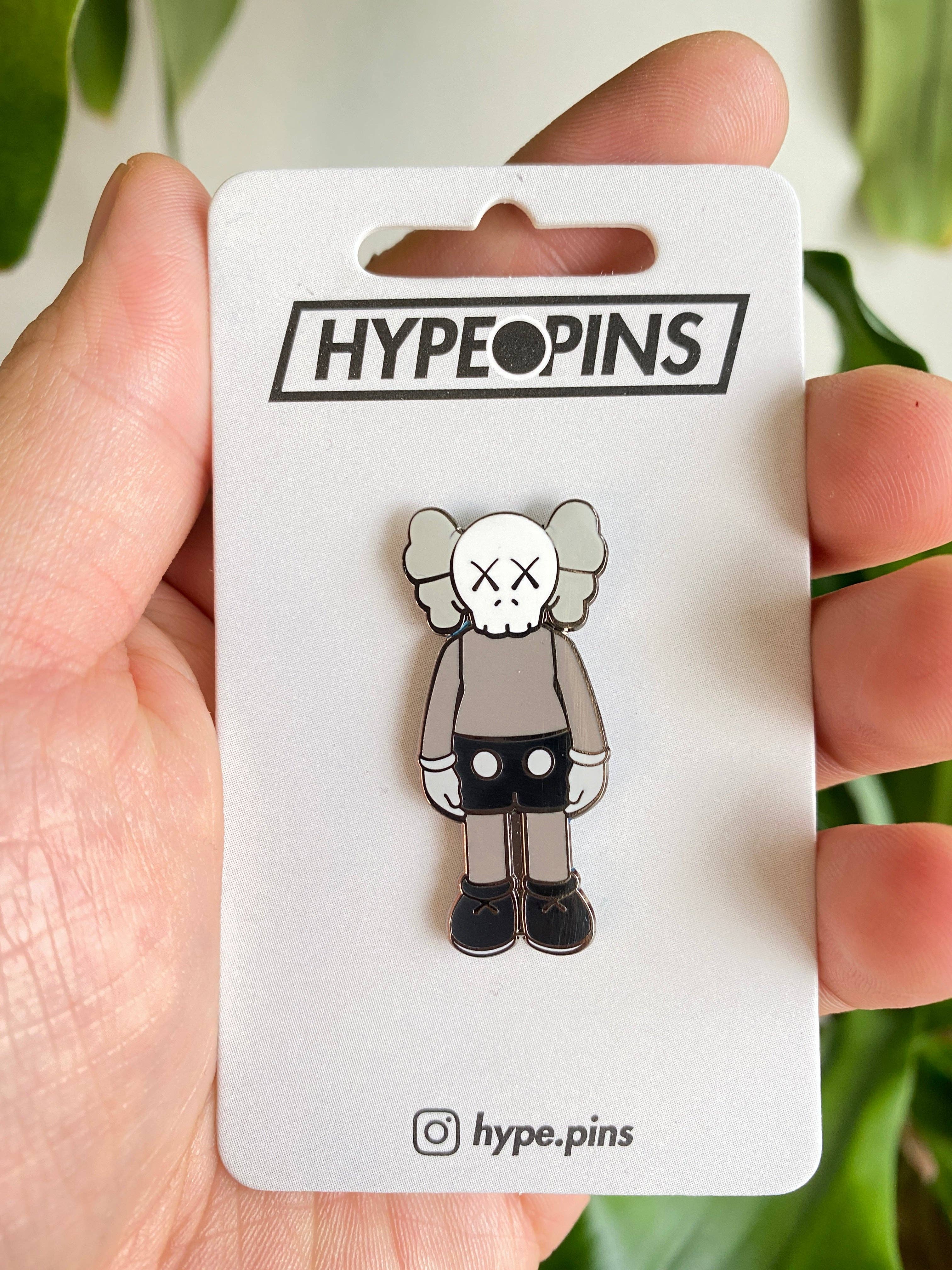 Hype Pins - Wholesale Lapel Pin/Button - HypeBeast KAWS Pin Earth Tone Hard Enamel Pin1
