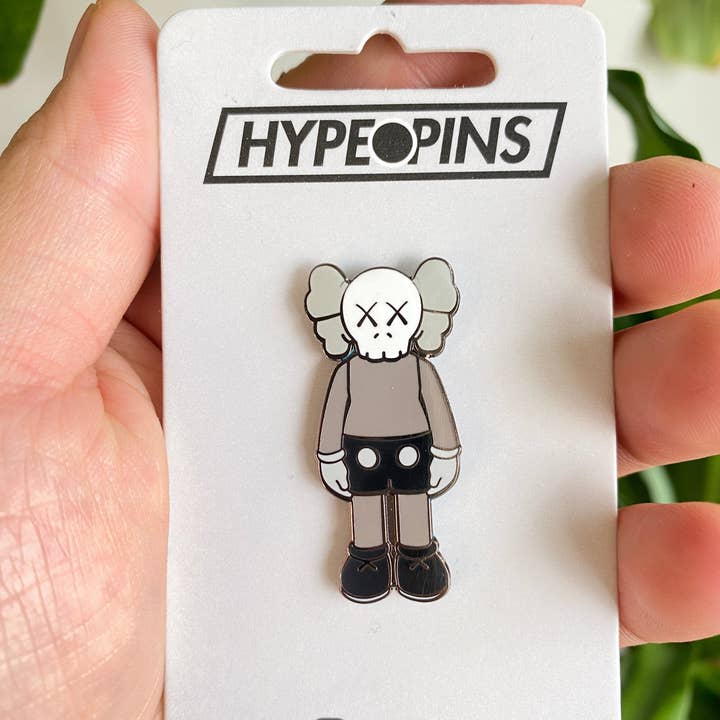 Hype Pins - Wholesale Lapel Pin/Button - HypeBeast KAWS Pin Earth Tone Hard Enamel Pin1