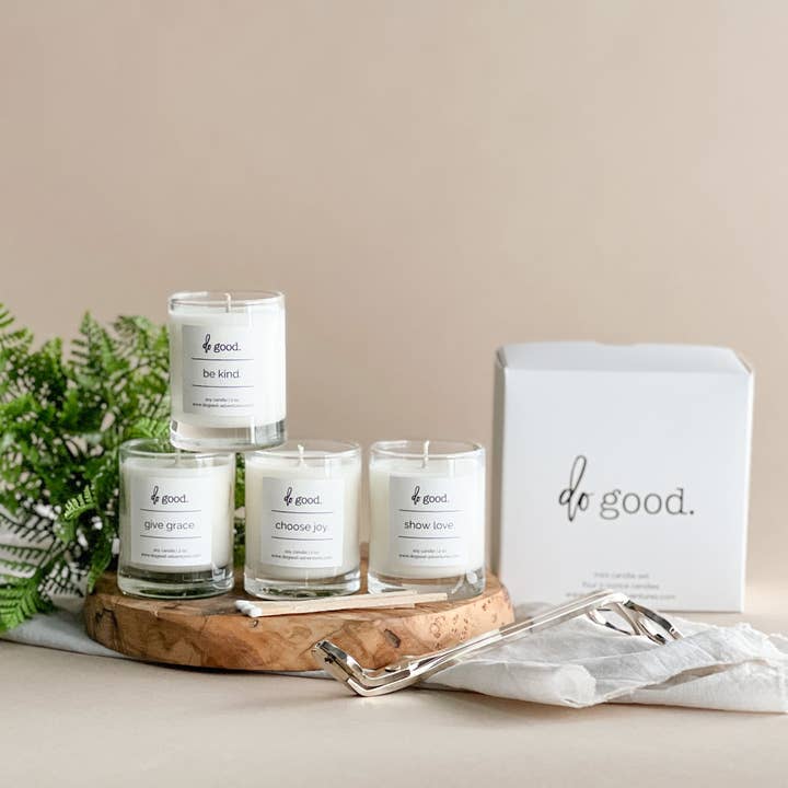 Do Good Candle Studio - Wholesale Jar/Filled Candle - Do Good Collection Mini Candle Gift Set